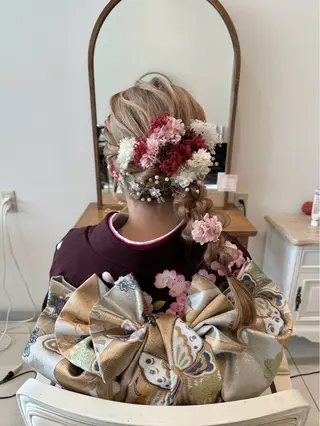 ロング 久下 可蓮のヘアスタイル