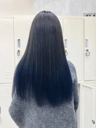 ロング カラー ハイトーンカラー🐬 えりかのヘアスタイル