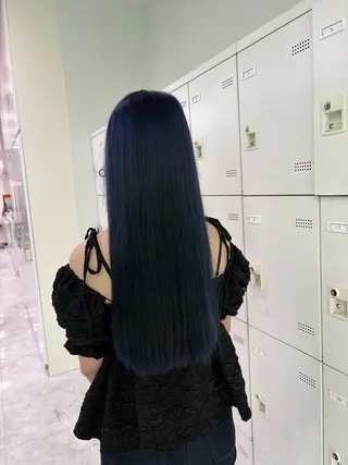 ロング カラー 野口 楓華のヘアスタイル