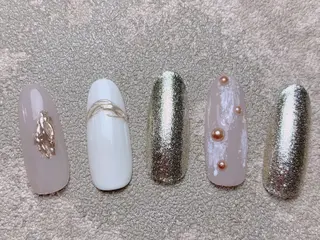 ネイル マジック ミラーのネイルデザイン