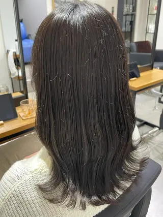 ミディアム anB Bのヘアスタイル