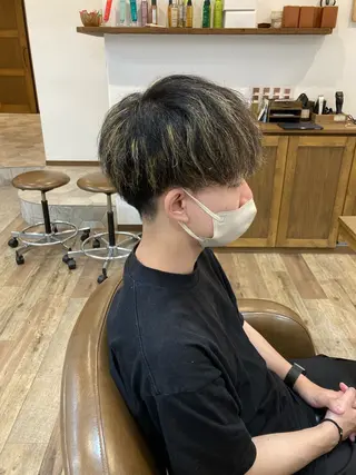ショート カラー メンズ CRESCENDO /栗本のヘアスタイル