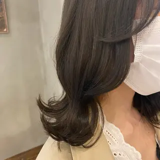 ショート 新宿/顔周りカット +レイヤー＝しずく♩のヘアスタイル