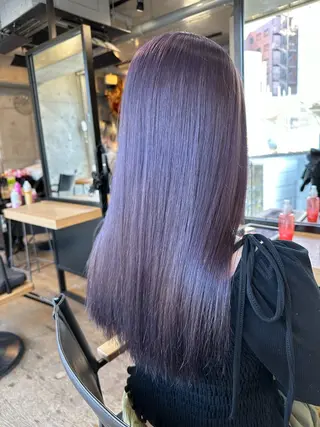 ロング カラー DAIKIベージュ 🍂レイヤーカットのヘアスタイル