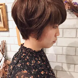 ショート カラー 中川 竜誠のヘアスタイル