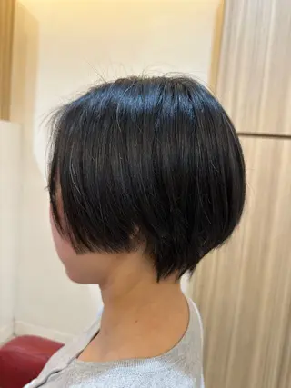 ショート ナチュラルヘア 神田一瑳のヘアスタイル