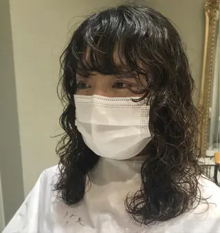ミディアム パーマ 髪質改善No.1🍀 🍀銀座🍀矢尾板のヘアスタイル
