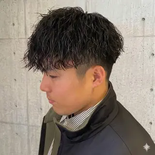 パーマ メンズ 🌀メンズパーマ🌀 カット💇こうせいのヘアスタイル