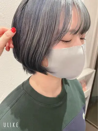 ショート カラー マルヤマ リナの眉毛・アイブロウイメージ