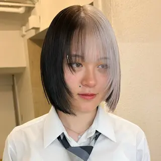 ショート 垢抜け透明感カラー 🧚🏻♀️ミユウのヘアスタイル