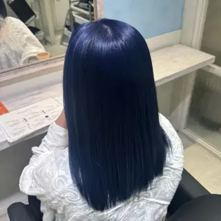 セミロング カラー 🦋ブリーチ/カラー 専門AYA💖のヘアスタイル