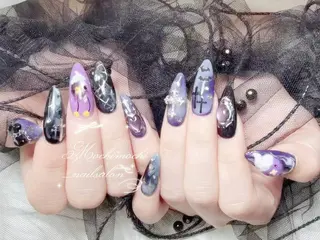 ネイル 🎀Reina🎀 長さ出し新宿のネイルデザイン