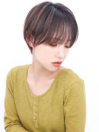 ショート カラー パーマ THE USUAL ユージュアルのヘアスタイル