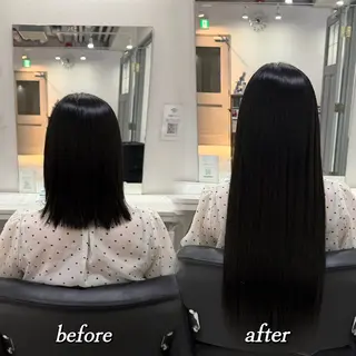 ロング カラー 🦋REISA🦋 エクステ×ハイトーンのヘアスタイル