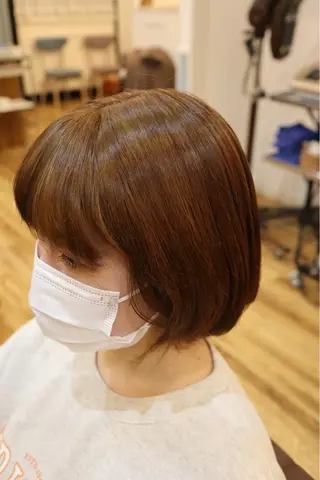 ショート カラー 🐰ハイトーンカラー 畠山 渡🐰のヘアスタイル