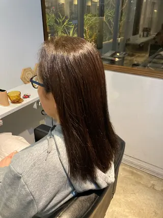 ロング カラー 三上 琳のヘアスタイル