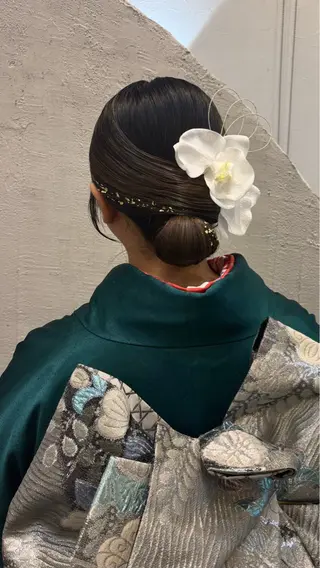 セミロング ヘアアレンジ TAP /金沢市 瀧川優羽 ໒꒱· ﾟのヘアスタイル
