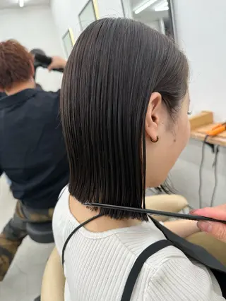 ショート レイヤーカット 瑠輝のヘアスタイル