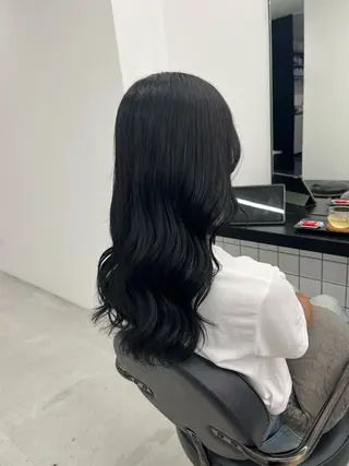 ロング カラー 🫧‪Ameri🫧 Emma ecoleのヘアスタイル