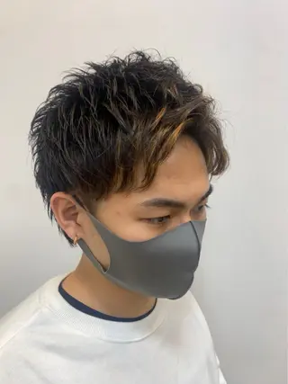 メンズ 頭皮×髪質改善 透明感カラー💎中村のヘアスタイル