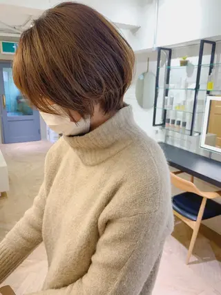 ショート レイヤーカット 鈴木駿介のヘアスタイル
