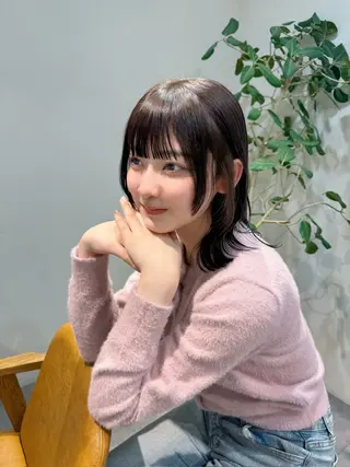 ミディアム カラー ayaka♡ 柔らかカラーのヘアスタイル