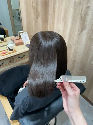 ショート パーマ 髪質改善🌱透明感 カラー/MINAMIのヘアスタイル