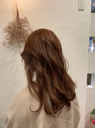 ミディアム カラー 🌸小掛🌸 豊橋外国人風カラーのヘアスタイル