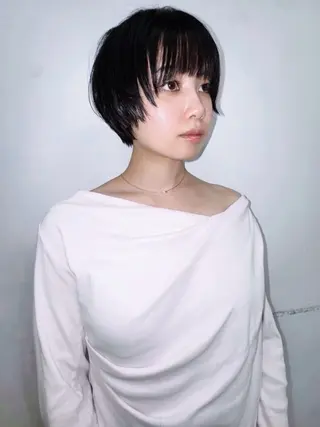 ショート スパイラルパーマ/デ ザインカット/アミのヘアスタイル