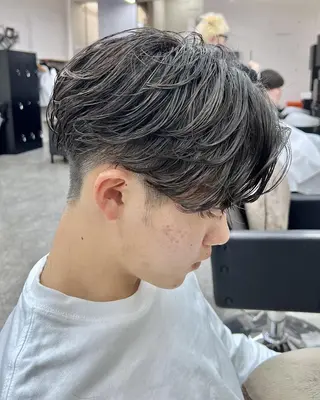 パーマ メンズ GLOP HOMME 店長 アオトのヘアスタイル