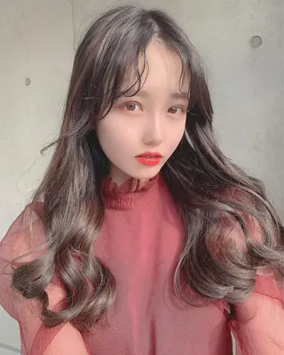 セミロング カラー ヘアアレンジ *［公式］札幌アカデ ミー🪄モデル募集のヘアスタイル