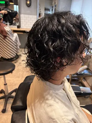 パーマ メンズ 池袋メンズ専門💣 玉造利樹のヘアスタイル