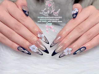 セミロング Linanail Nambaのマツエク・マツパデザイン