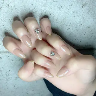 ロング カラー パーマ ヘアアレンジ メンズ キッズ ネイル マツエク・マツパ アイブロウ Salon Ｋのネイルデザイン