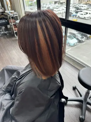 ロング カラー Lima/ブリー チ特化/心斎橋のヘアスタイル
