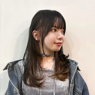 ロング minmi .SUIのヘアスタイル