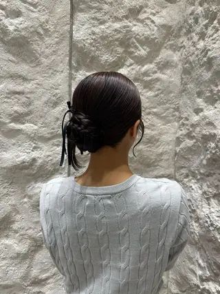 ミディアム ヘアアレンジ 銀座/ヘアセット/ 島村美帆のヘアスタイル