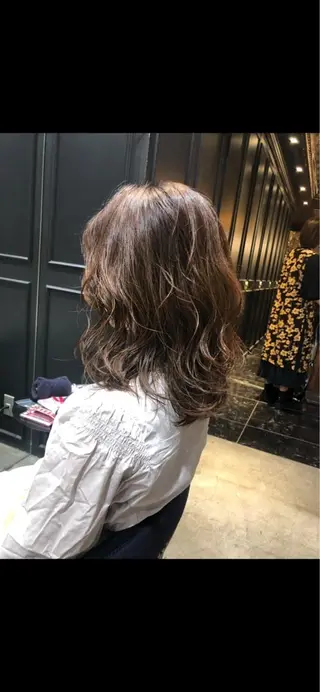 ミディアム 半個室サロン／韓国 ヘア‎Amiのヘアスタイル