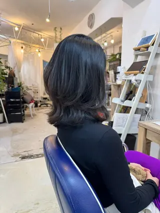 ミディアム 仲田 大記のヘアスタイル