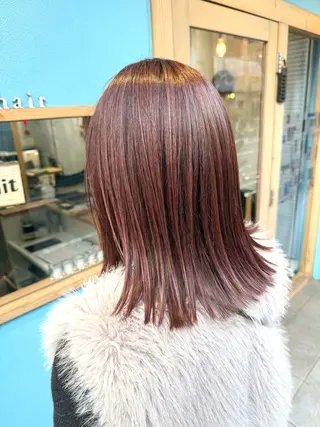 ミディアム カラー ヘアアレンジ 川内 政人のヘアスタイル
