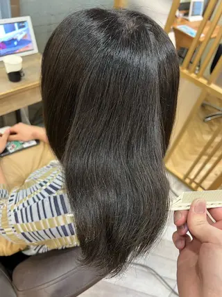 ミディアム カラー 縮毛矯正練習 モデル募集✨️NOAのヘアスタイル