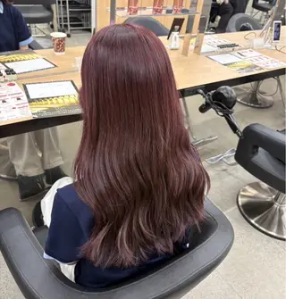 ロング miku/ラベンダー 透明感カラー🪻❤︎のヘアスタイル