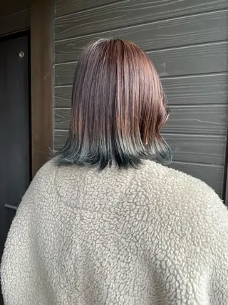 ミディアム 林 美優のヘアスタイル
