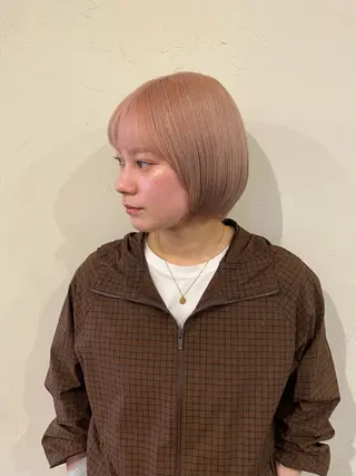ショート カラー 透明感カラー/ 小顔カット/ミヅキのヘアスタイル