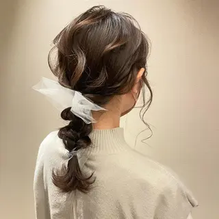 ロング 神谷 亜結美のヘアスタイル