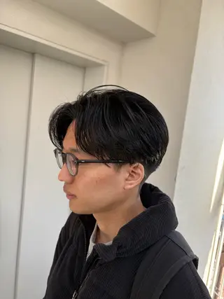 メンズ 海外風パーマ カラー特化園田　楓莉のヘアスタイル
