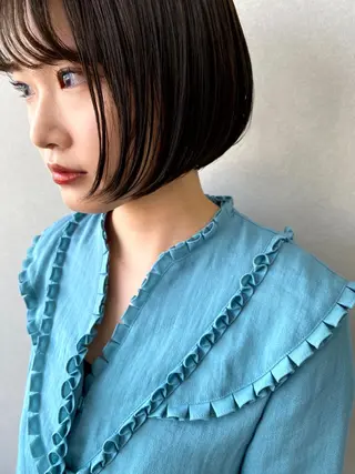 ショート カラー -福岡博多筑紫口- 大津成美のヘアスタイル