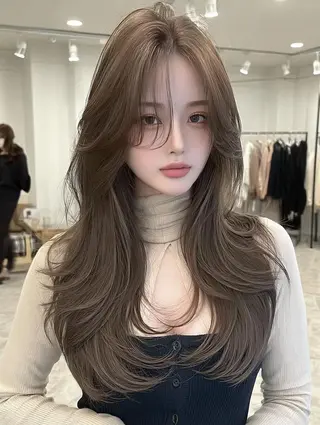 セミロング FOCUS JAPAN4のヘアスタイル