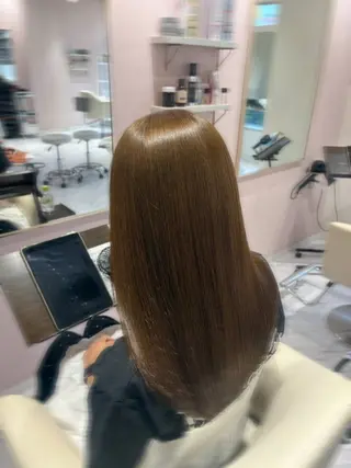 カラー ブリーチカラー/茨木 𝙨𝙖𝙠𝙞🎀のヘアスタイル