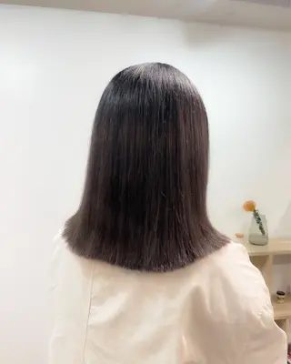 ミディアム カラー 髪質改善/オリーブ 🤍mizueのヘアスタイル